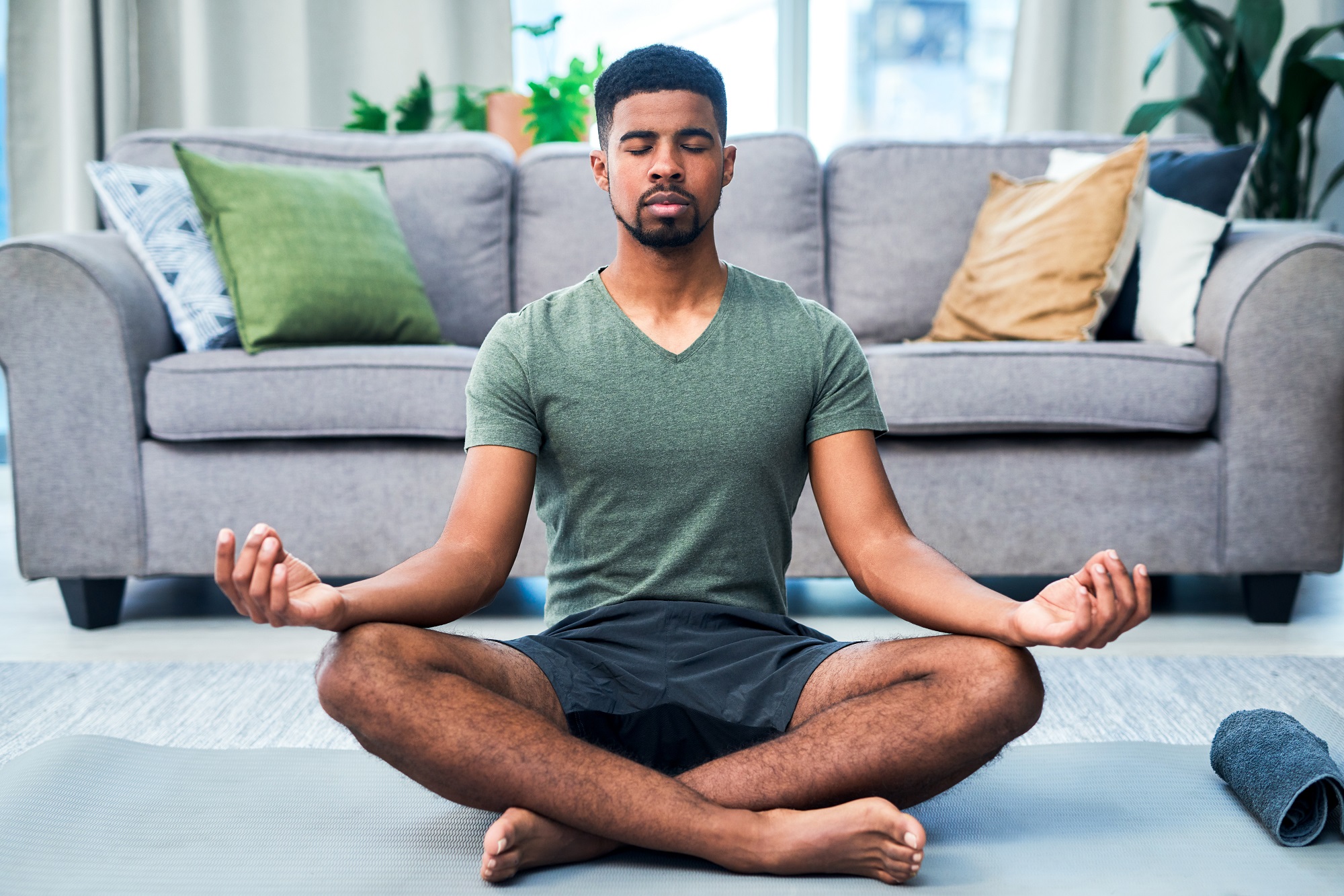 Man Meditating