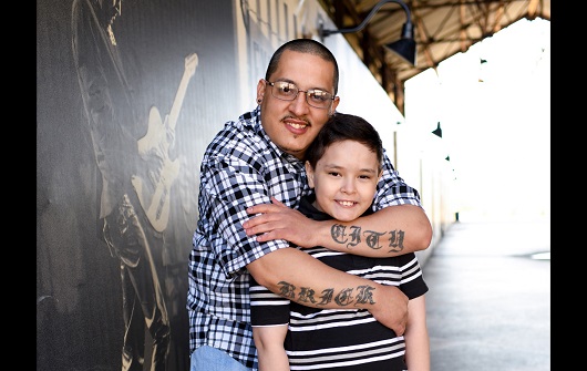 Michael Roman and family