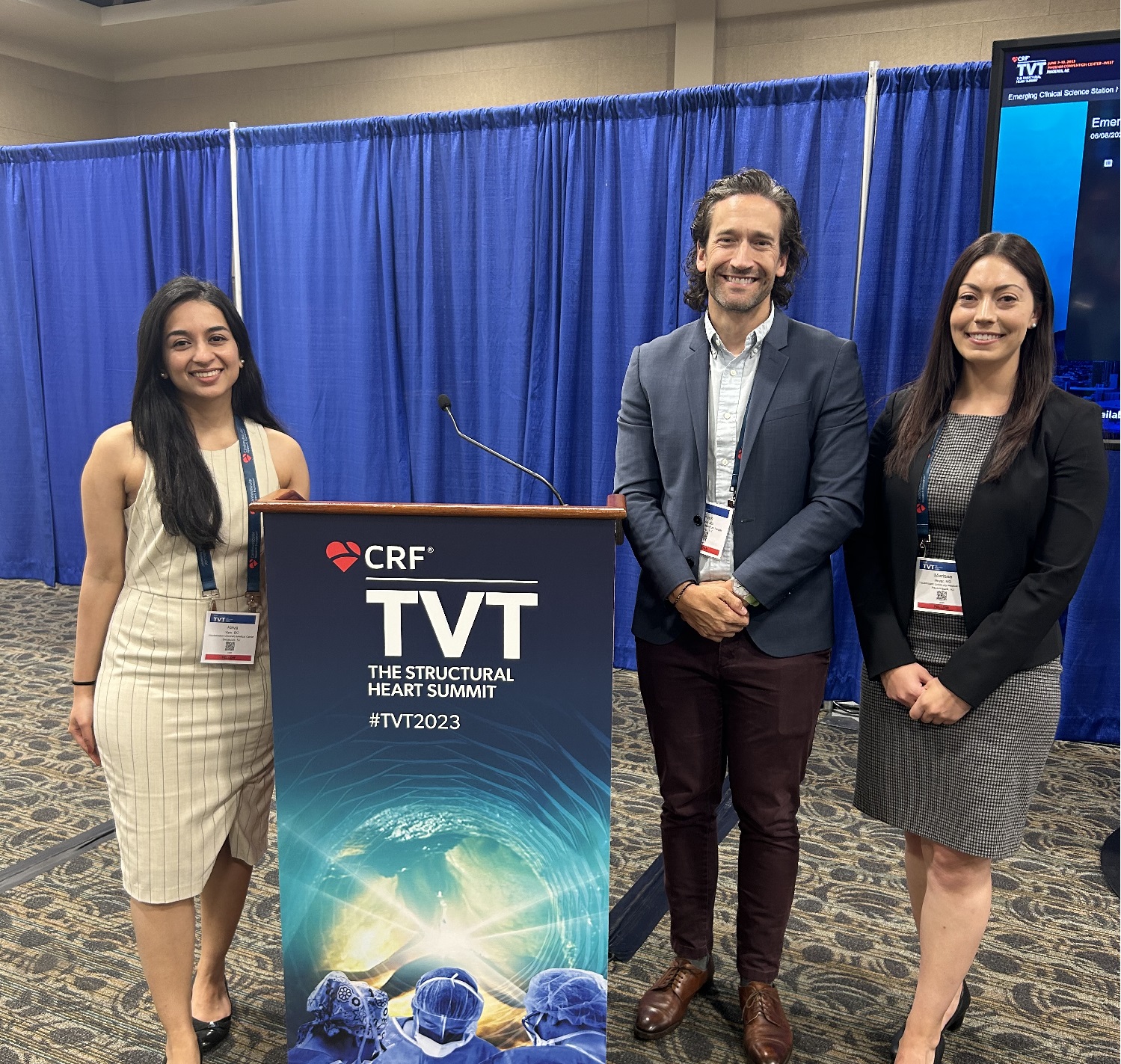 Hirva Vyas, Marissa Heyer and Dr. Kaple