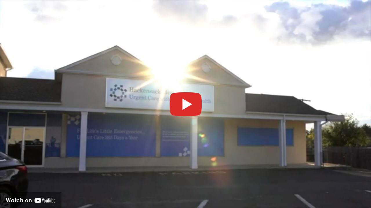 Exterior of Hackensack Meridian Urgent Care and Behavioral Health building